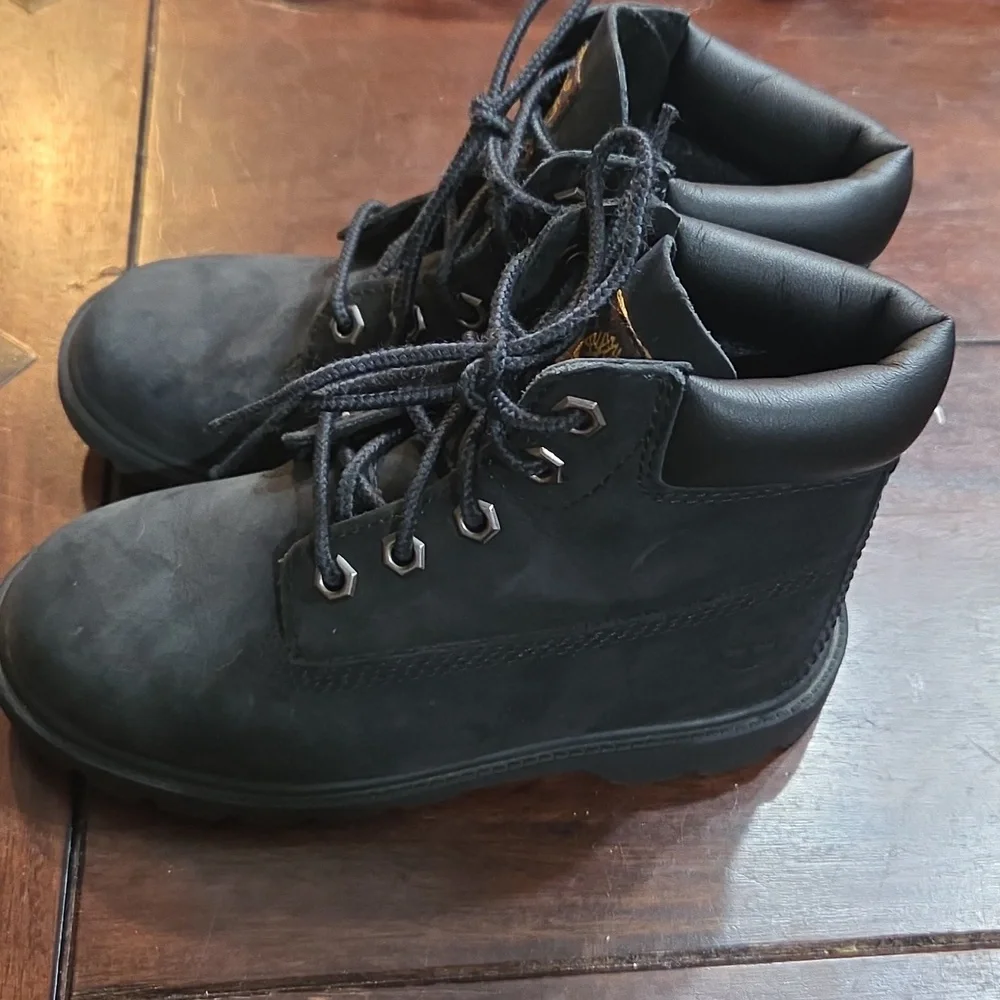 Toddler Timberland Black Waterproof Boots 11